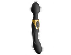 Wibrator wand My Goddess Black Empire czarny USB 22,5 cm