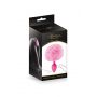 Korek analny Sweet Caress różowy z pomponem - 3