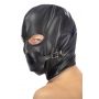 Maska BDSM z odkrytymi oczami Fetish Tentation spandeks 32cm - 4