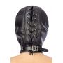 Maska BDSM z odkrytymi oczami Fetish Tentation spandeks 32cm - 5