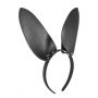 Opaska z uszami króliczymi Fetish Tentation imitacja skóry 19 cm - 2