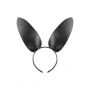 Opaska z uszami króliczymi Fetish Tentation imitacja skóry 19 cm - 3