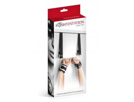 Kajdanki zawieszane na drzwi Fetish Tentation regulowane - 2