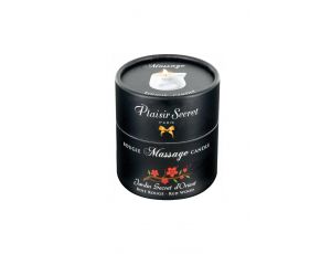 Świeca do masażu Plaisir Secret czerwone drewno 80ml