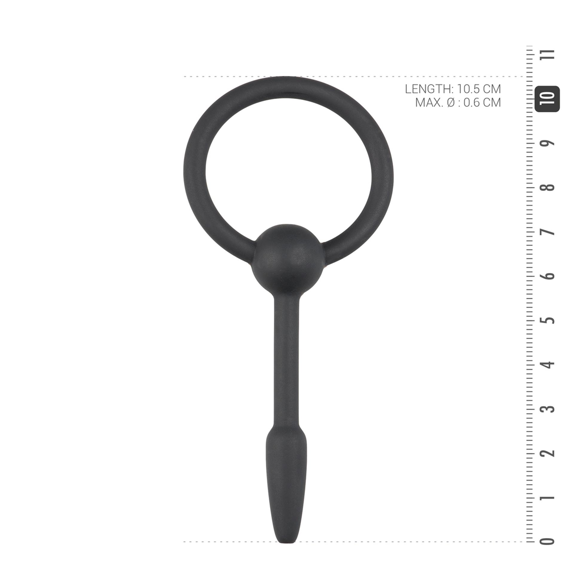 small silicone penis plug with pull