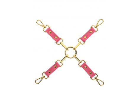 Wiązanie hogtie Taboom Malibu różowy 32 cm - 4