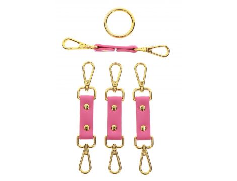 Wiązanie hogtie Taboom Malibu różowy 32 cm - 5
