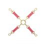Wiązanie hogtie Taboom Malibu różowy 32 cm - 5