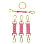 Wiązanie hogtie Taboom Malibu różowy 32 cm - 6