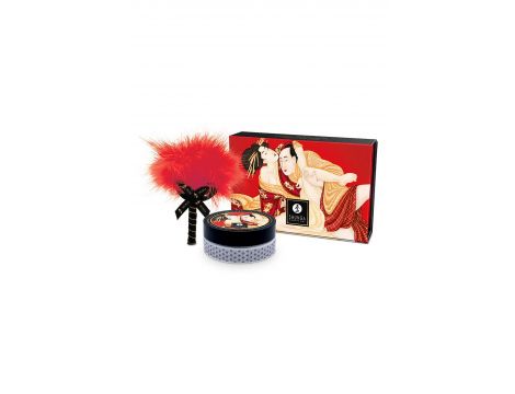 Puder do masażu Shunga truskawkowe wino musujące - 6