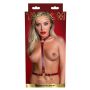 Klasyczny Pas BDSM Taboom czerwony L XL - 3
