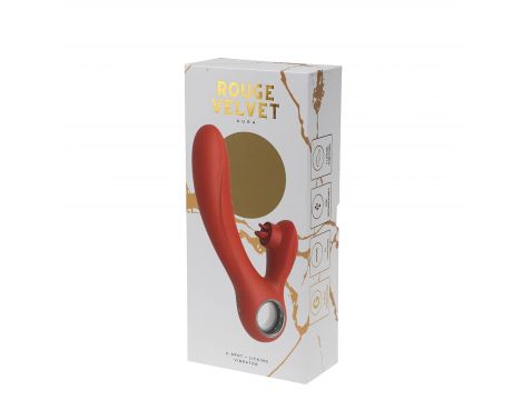 Wibrator punktu G z lizaniem Rouge Velvet silikonowy USB 10 funkcji - 4