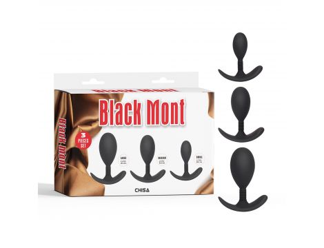 Zestaw treningowy korków analnych Black Mont
