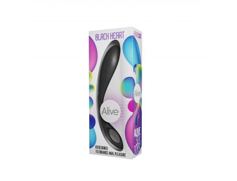 Wibrator punktu G Alive Black Heart silikonowy turkusowy 17 cm - 3