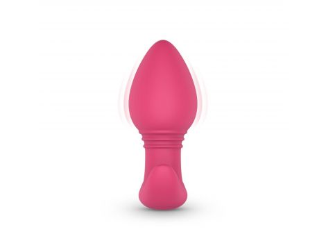 Wibrujący korek analny EasyConnect Axel różowy sterowany aplikacją - 4