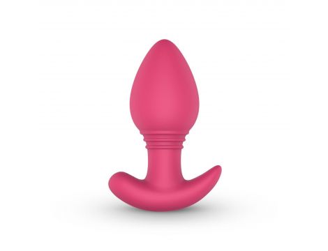 Wibrujący korek analny EasyConnect Axel różowy sterowany aplikacją - 5
