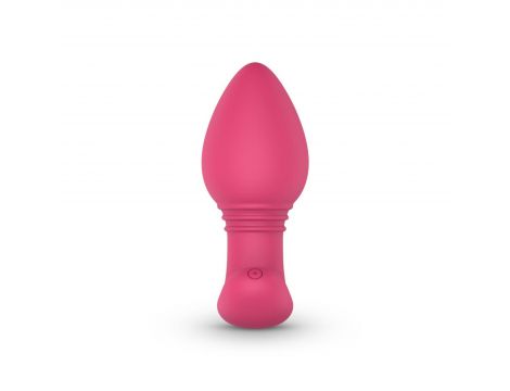 Wibrujący korek analny EasyConnect Axel różowy sterowany aplikacją - 6