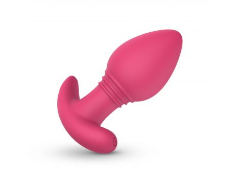 Wibrujący korek analny EasyConnect Axel różowy sterowany aplikacją - 7