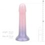 Dildo żelowe Mermaid Ombre EasyToys 17 cm - 9