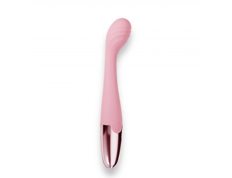 Wibrator punktu G Power Escorts silikonowy różowy 18 cm USB - 2