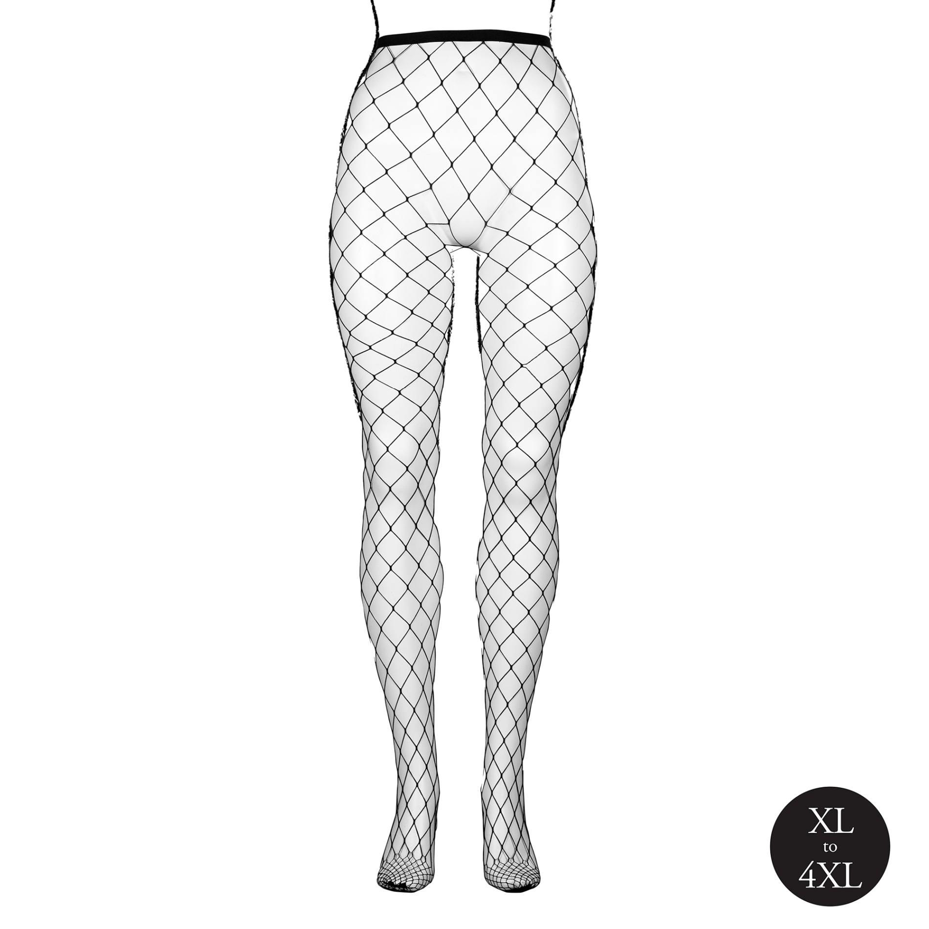 panty with big fishnet structure.