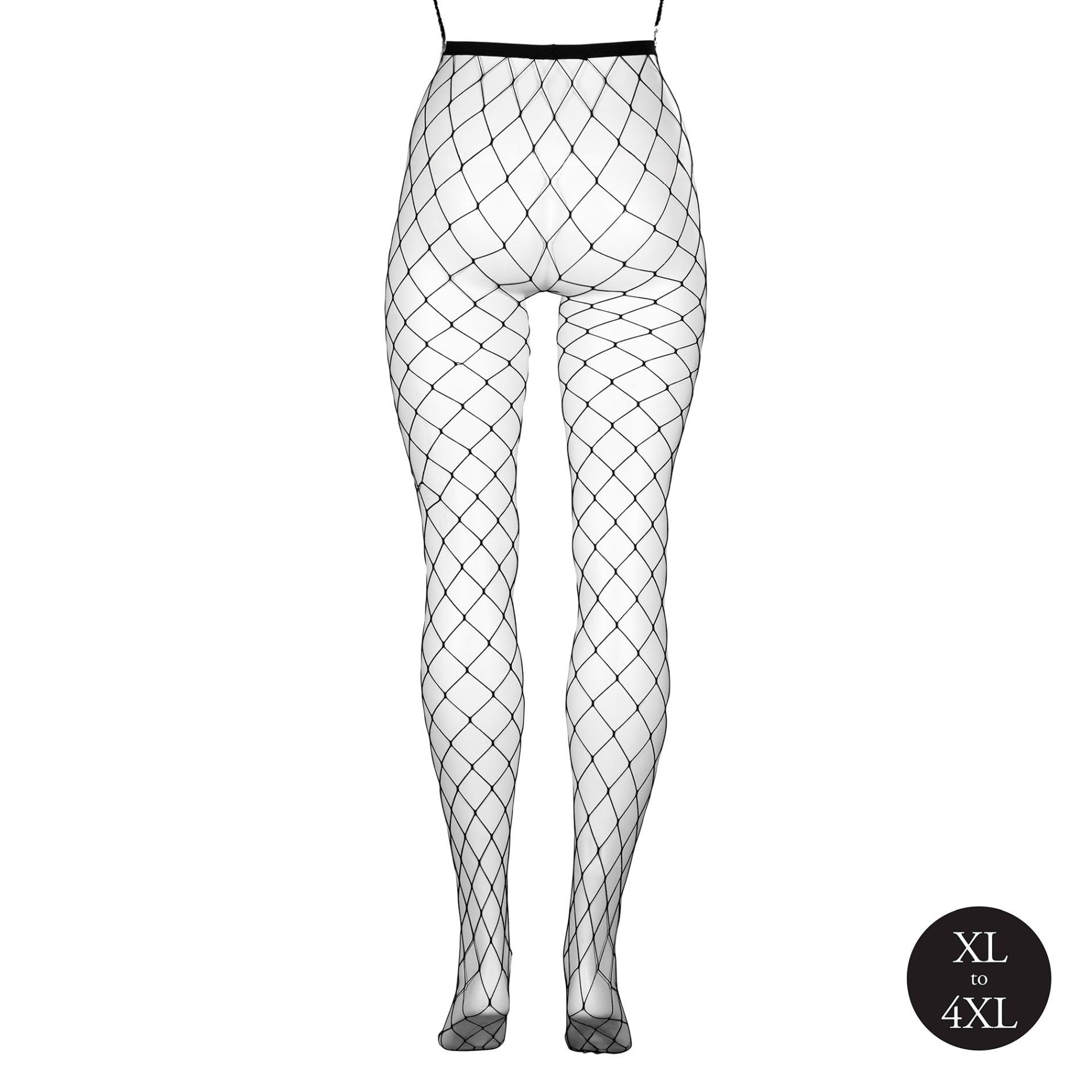panty with big fishnet structure.