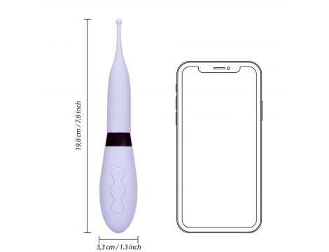 Wibrator z wypustkami Loveline silikonowy 10 funkcji - 9