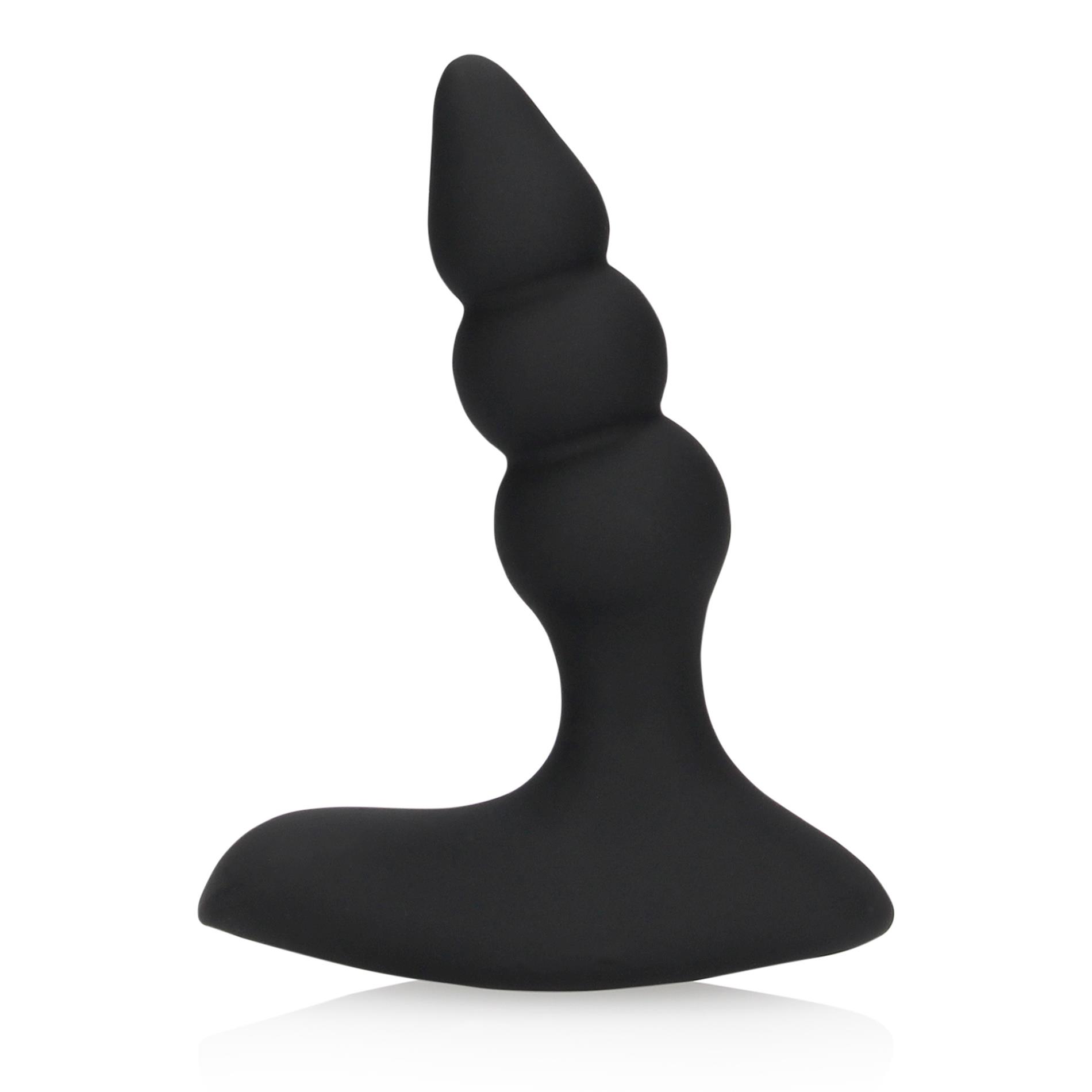beaded vibrating anal plug with remote control