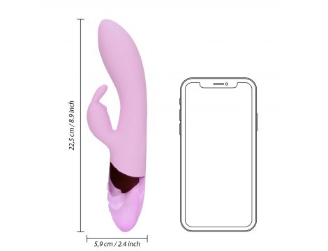 Wibrator króliczek silikonowy Loveline 10 funkcji - 10