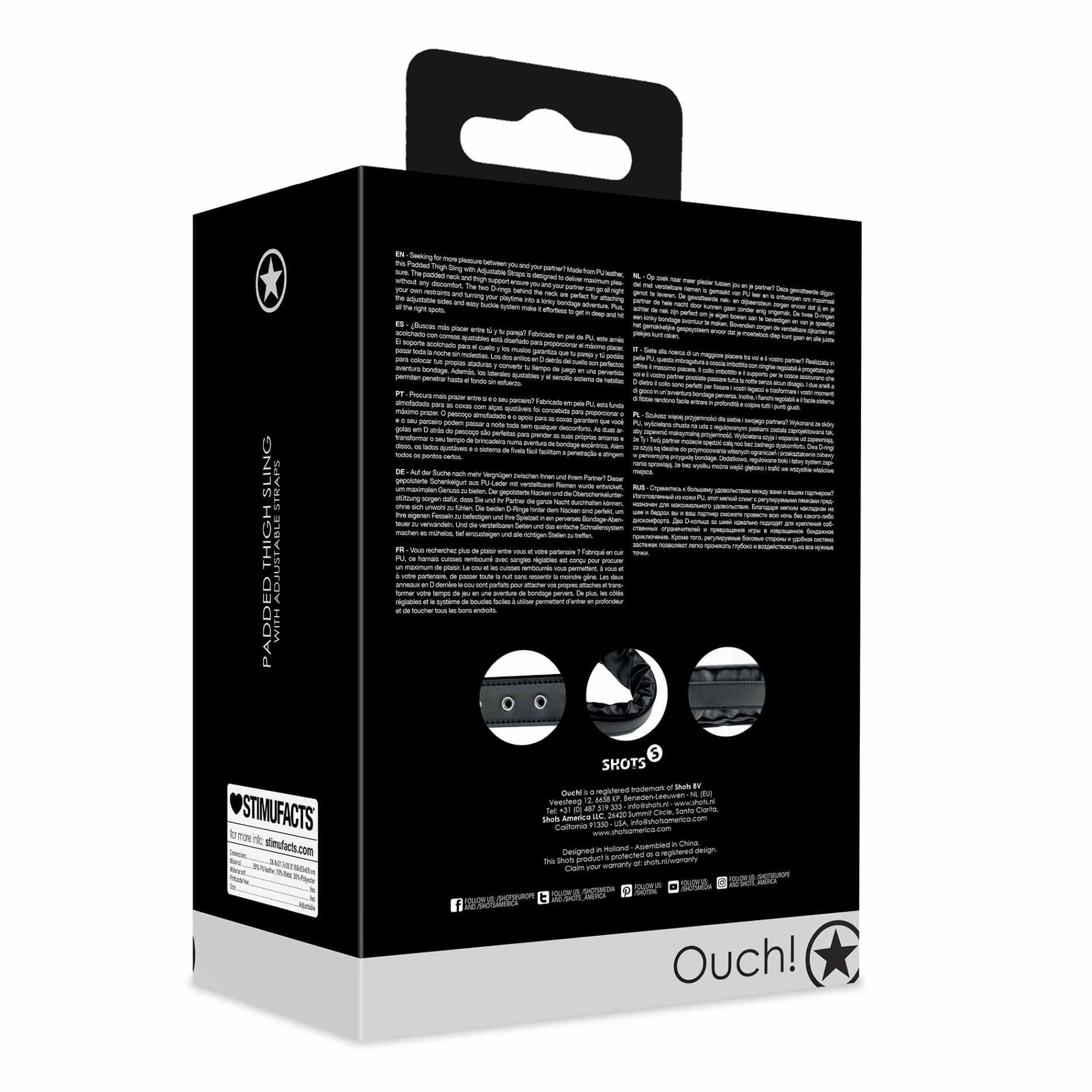 Padded Thigh Sling With Adjustable Straps