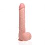 Dildo realistyczne RealRock Extra Long z moszną 15 cali PVC - 2