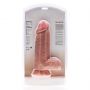 Dildo realistyczne RealRock extra grube z moszną 23 cm - 4