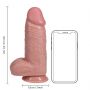 Dildo realistyczne RealRock extra grube z moszną 23 cm - 10