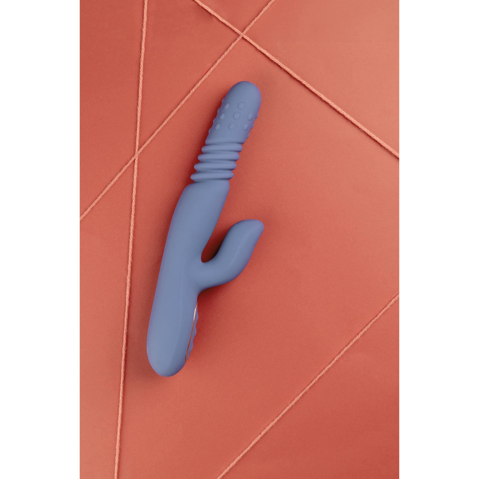 rotating beads and thrusting rabbit vibrator