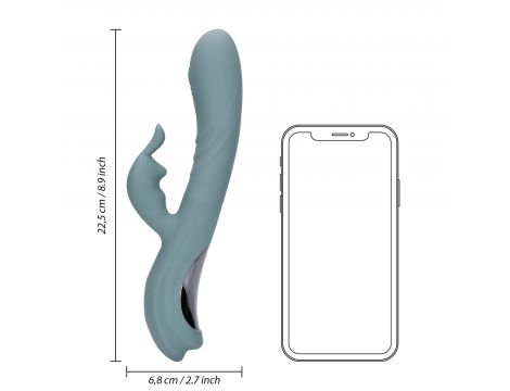 Wibrator króliczek Loveline Fingering Motion 10 funkcji - 11