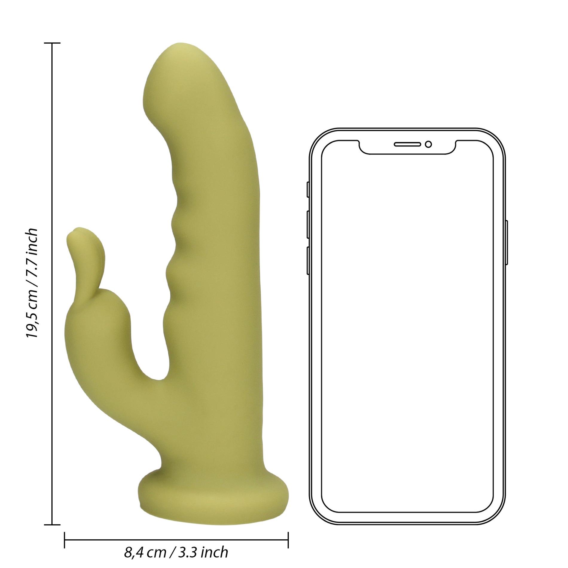 ultra soft silicone rotating rabbit vibrator