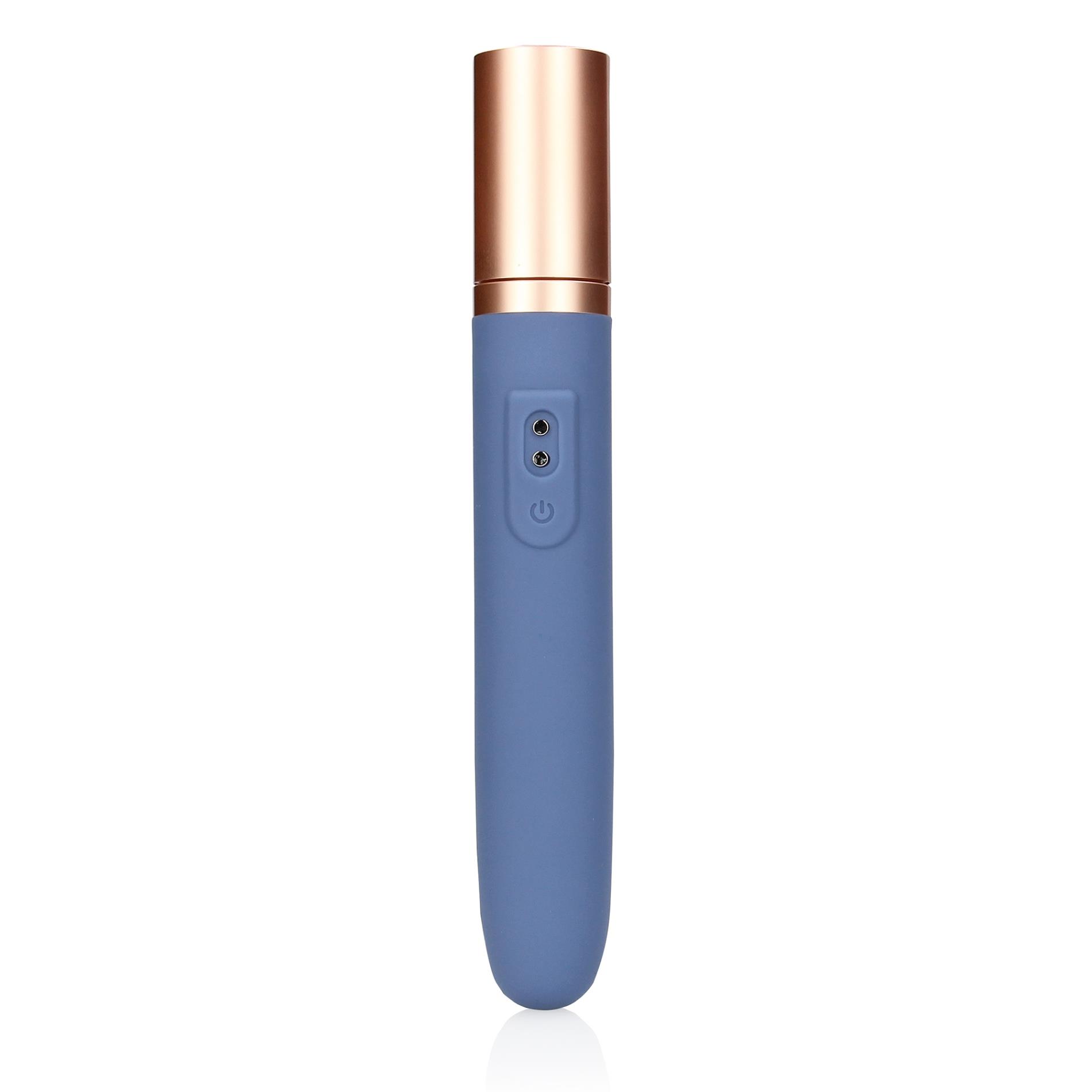travel vibrator with lube compartment and pump