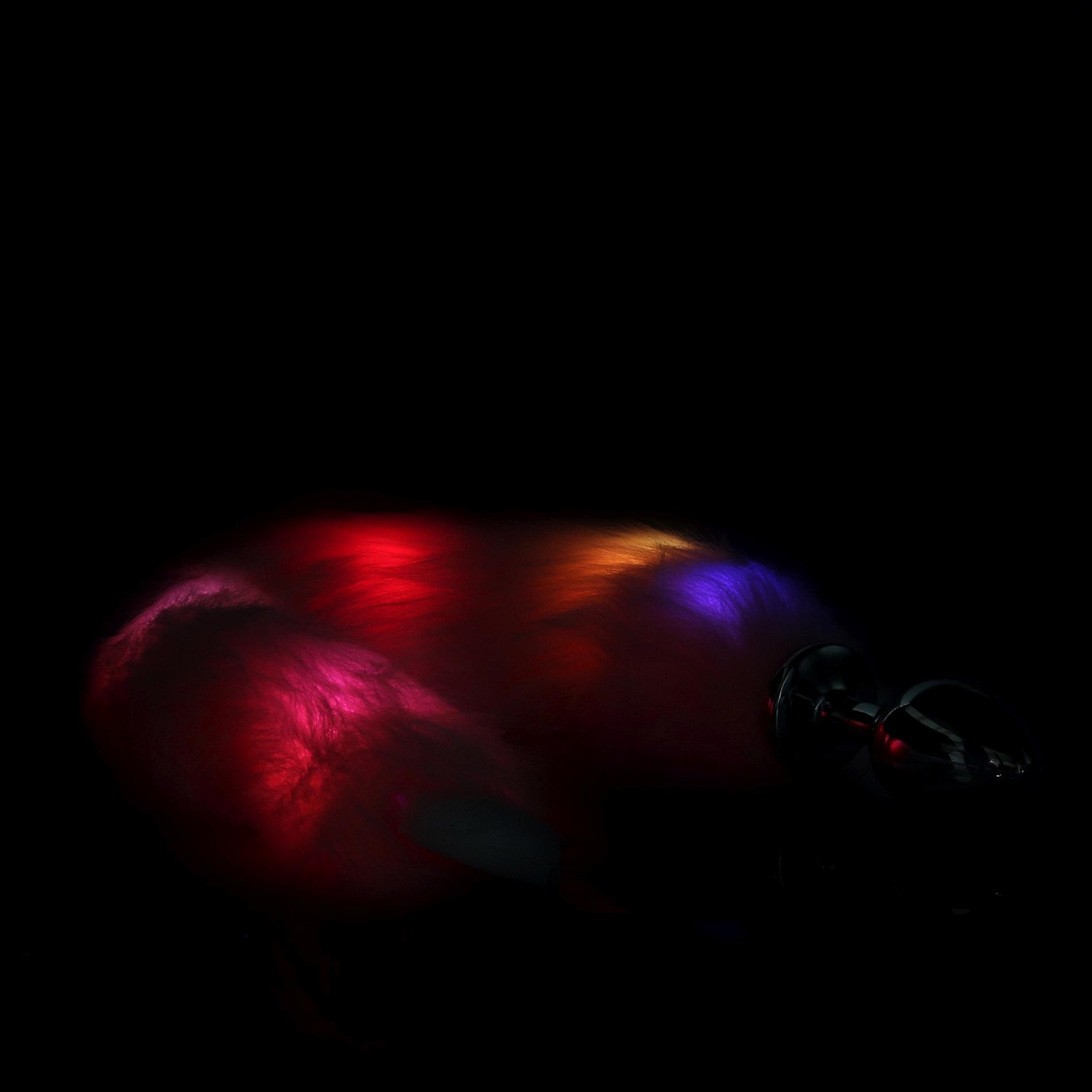 Light-Up Fox Tail With Metal Butt Plug