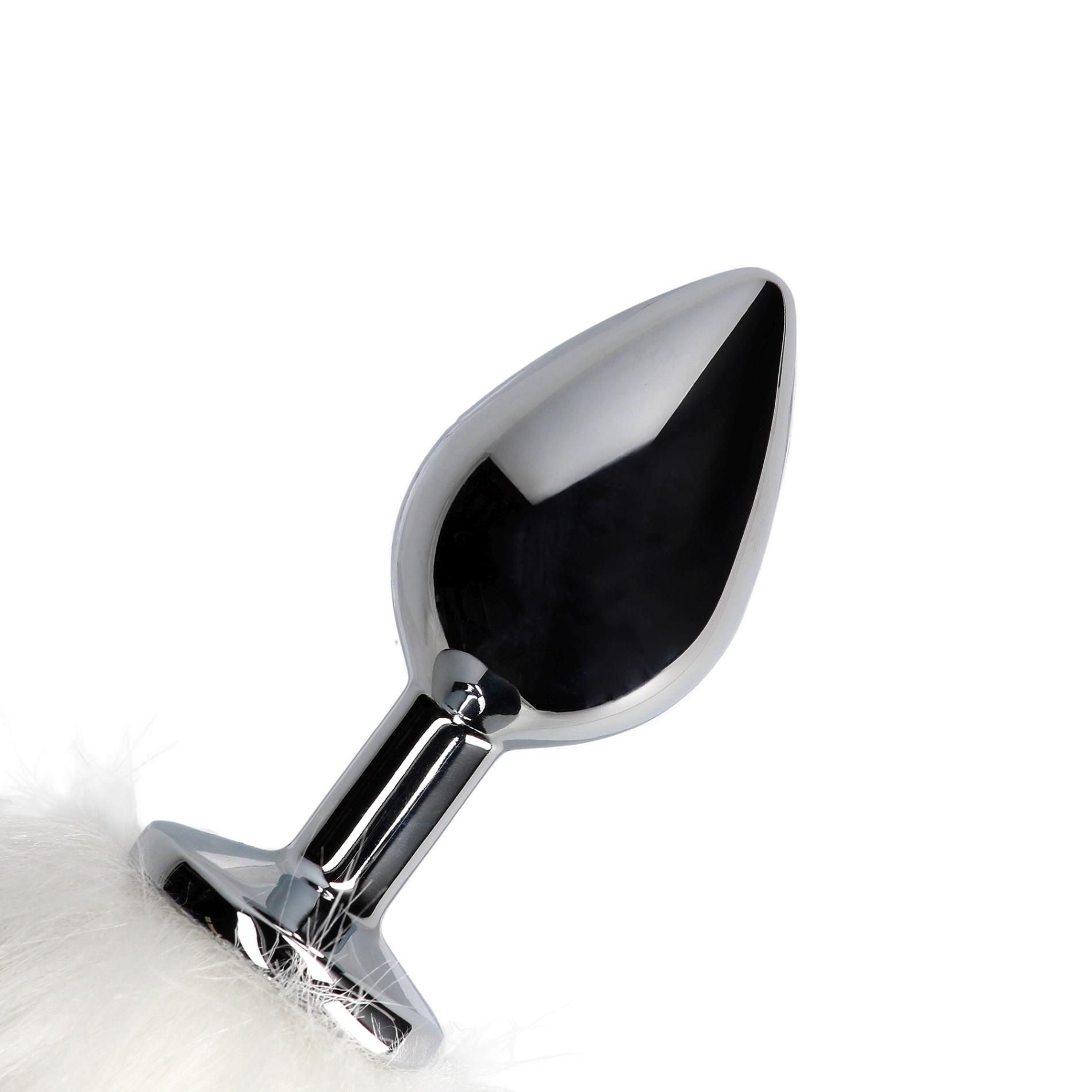 Fox Tail With Metal Butt Plug