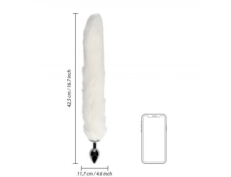 Korek analny z lisim ogonem Ouch! aluminiowy - 8