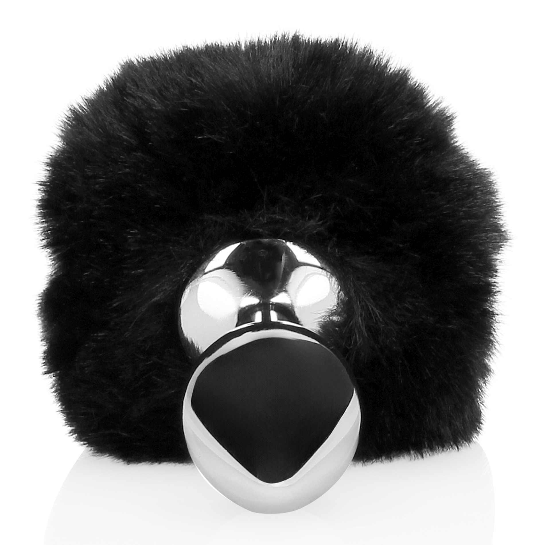 Bunny Tail With Metal Butt Plug