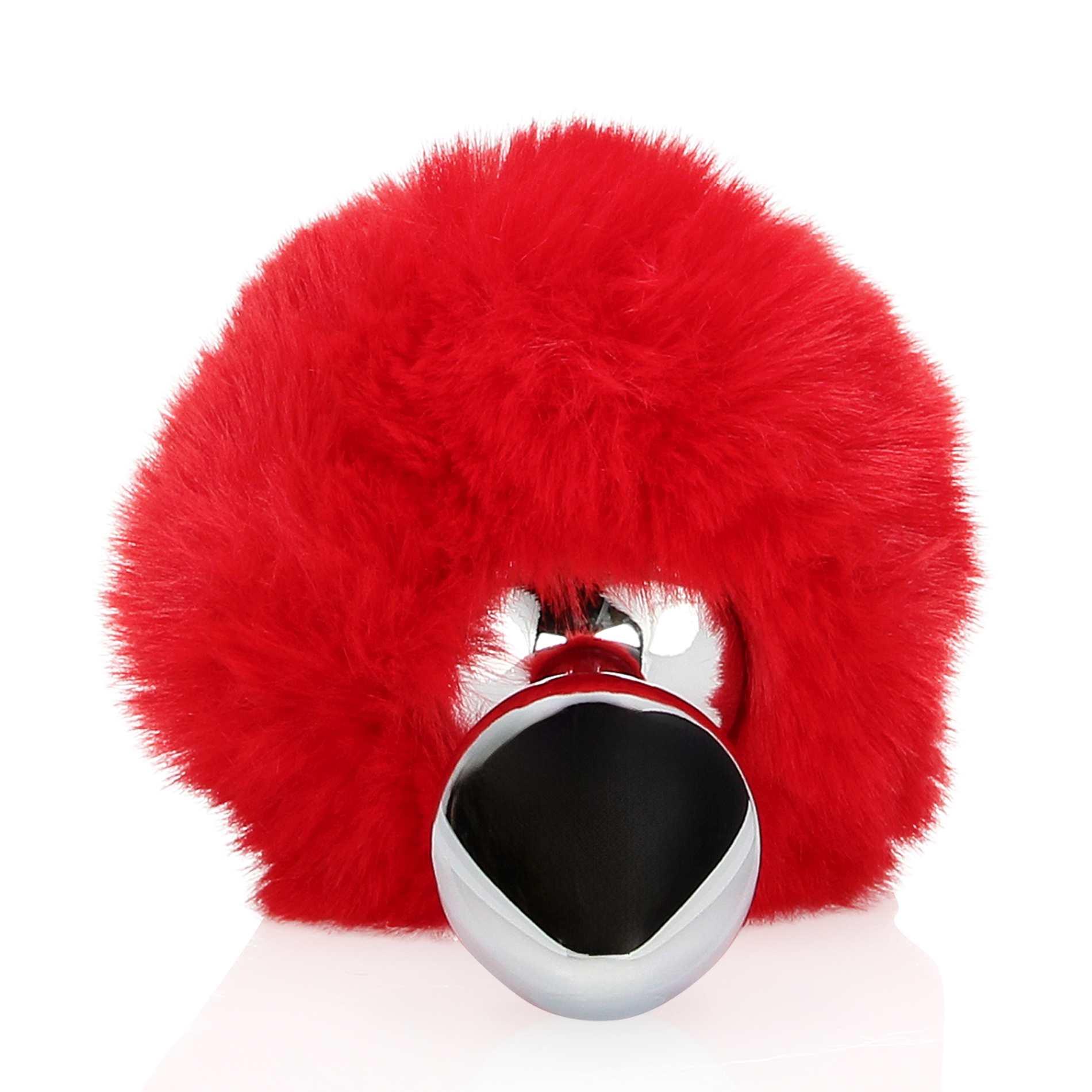 Bunny Tail With Metal Butt Plug