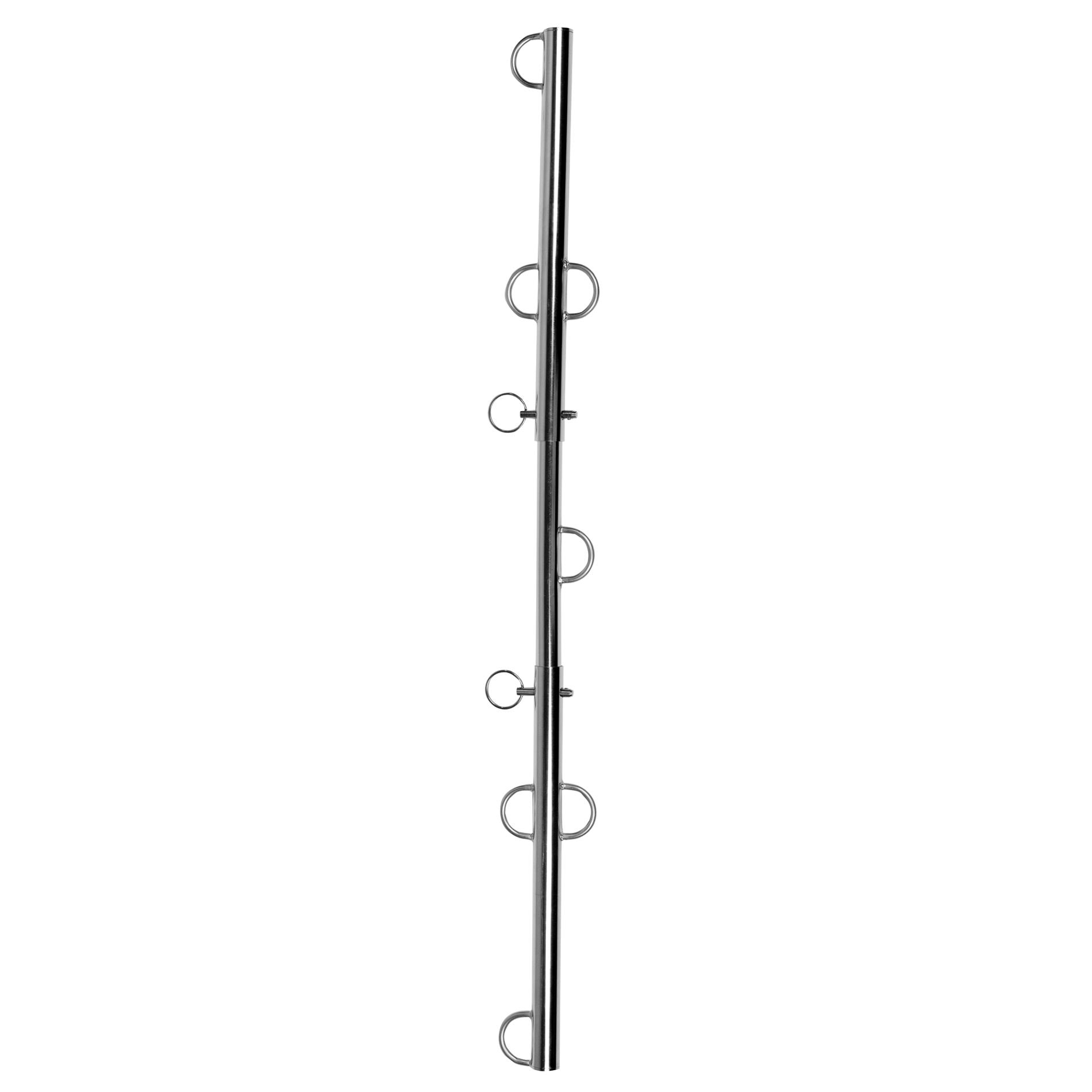 spreader bar with multiple hooks - silver