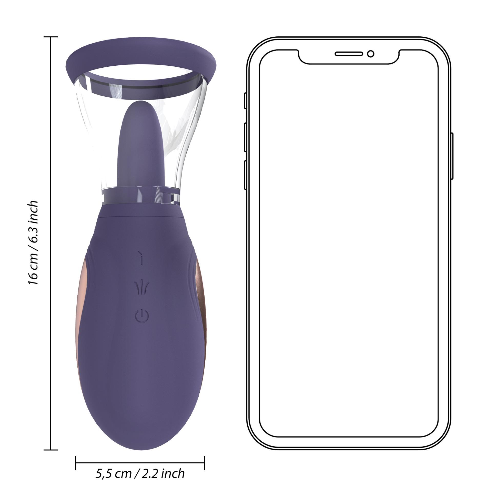 Enhance - Automatic - 13-Speed - Silicone - Rechargeable Vulva & Breast