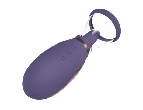 Pompka do łechtaczki i piersi Pumped Enhance silikonowa ładowana fioletowa - 5