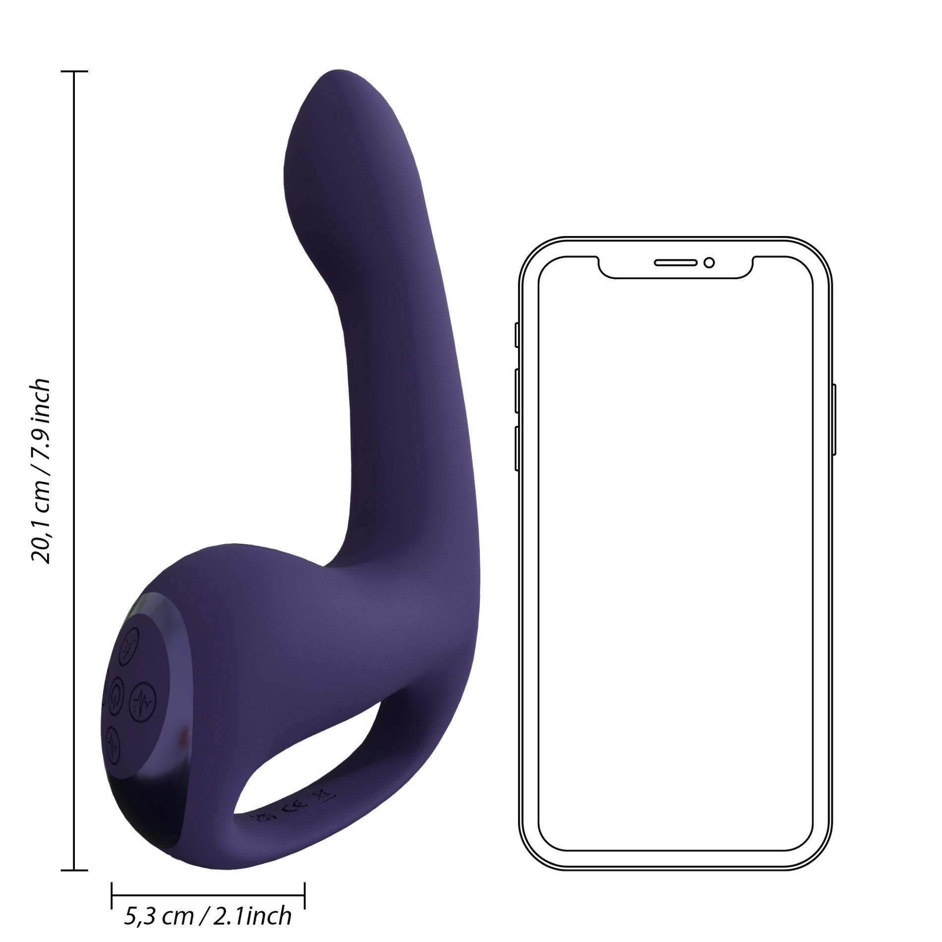 Riko - Rechargeable Triple Action Vibrator With Advanced Finger Motion &