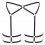 Pas do pończoch Cottelli LINGERIE czarny S/M - 6