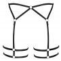 Pas do pończoch Cottelli LINGERIE czarny S/M - 7