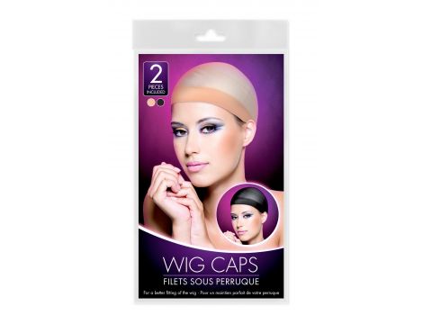 Zestaw siatek pod peruki World Wigs czarny i cielisty - 3