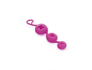 Kulki analne GLAMY Cristal Love Balls różowe 18 cm